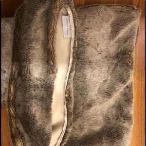 Restoration Hardware 2 fur pillows